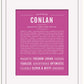 Conlan | Name Art Print