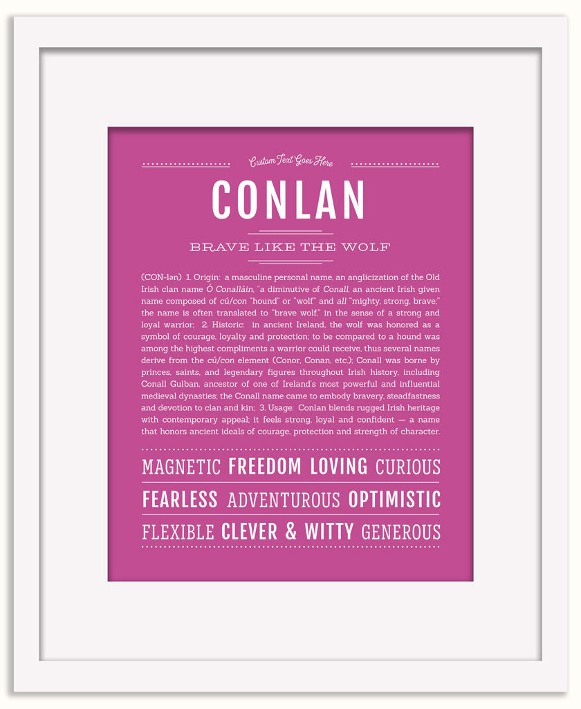 Conlan | Name Art Print