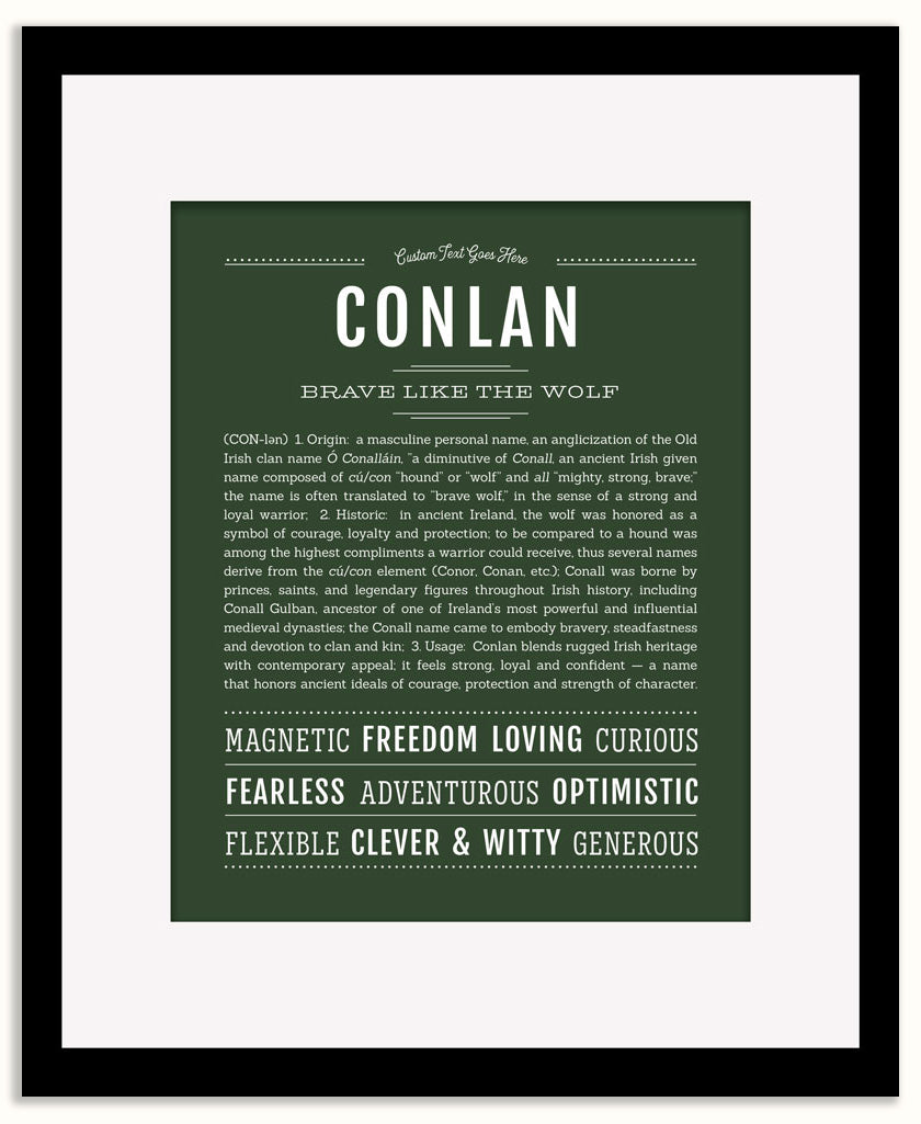 Conlan | Name Art Print