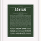 Conlan | Name Art Print