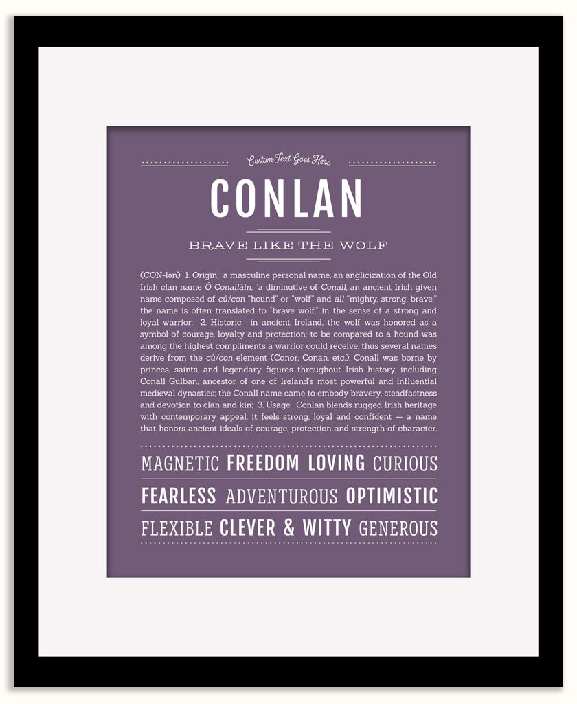 Conlan | Name Art Print