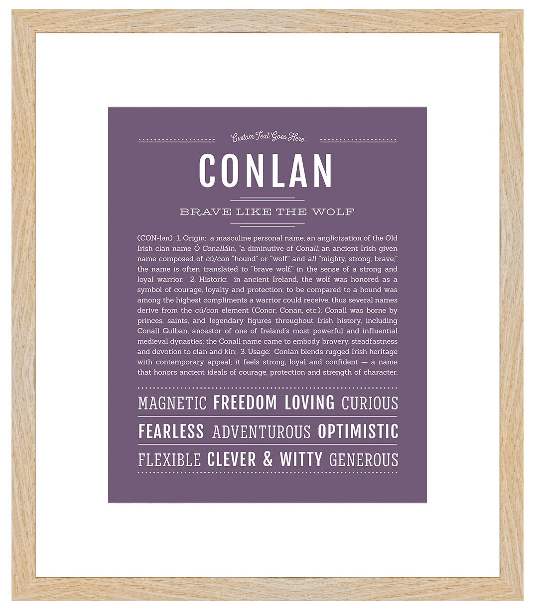 Conlan | Name Art Print