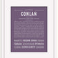 Conlan | Name Art Print