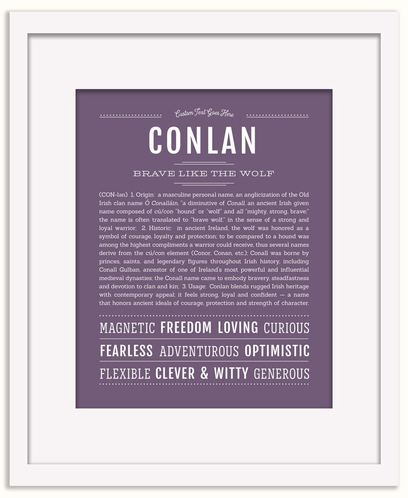 Conlan | Name Art Print
