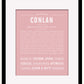 Conlan | Name Art Print