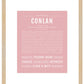 Conlan | Name Art Print