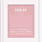 Conlan | Name Art Print