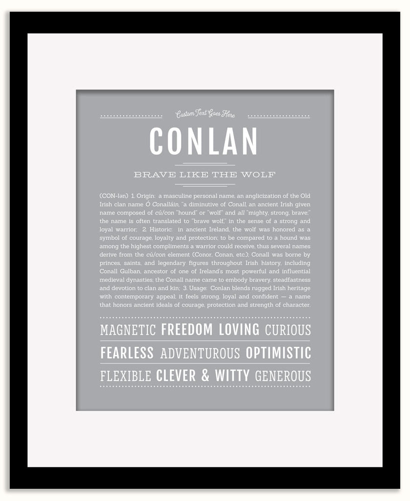 Conlan | Name Art Print