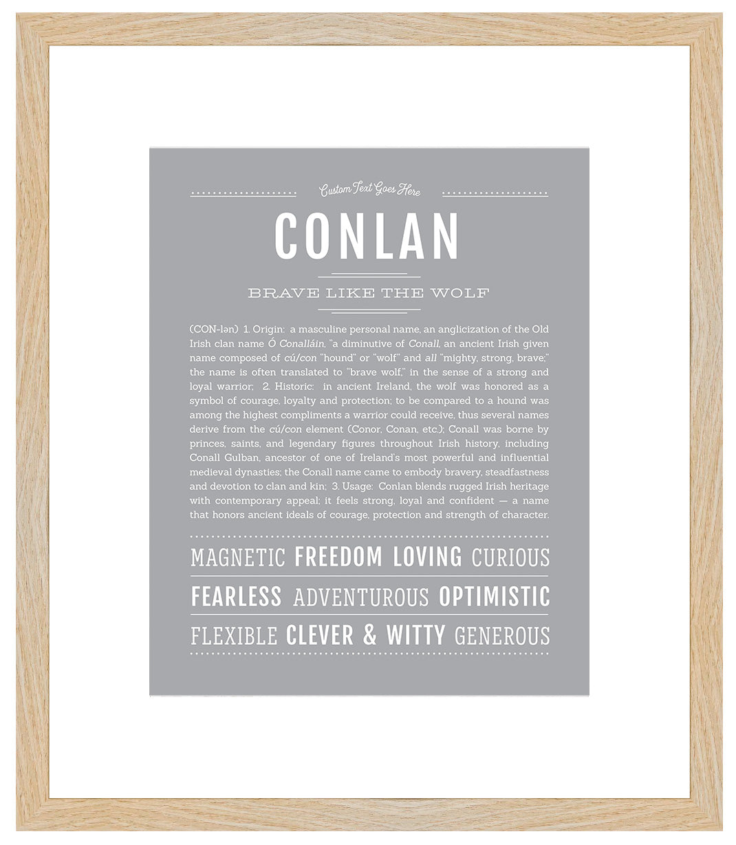 Conlan | Name Art Print