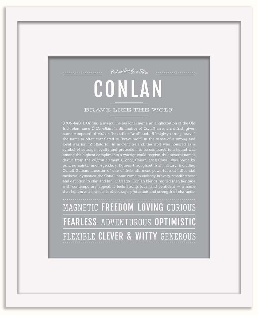 Conlan | Name Art Print