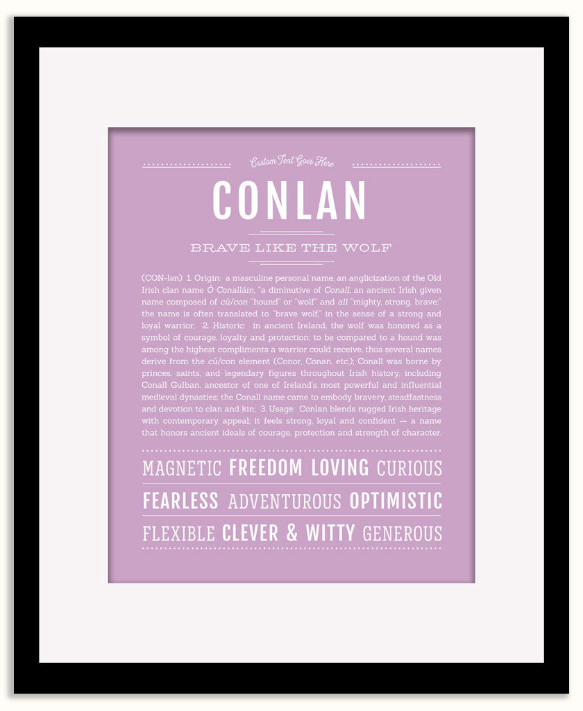Conlan | Name Art Print
