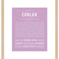 Conlan | Name Art Print