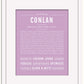 Conlan | Name Art Print