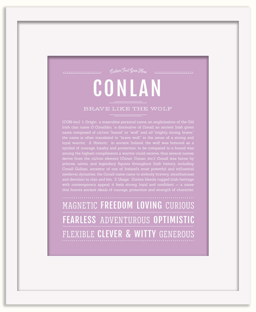 Conlan | Name Art Print