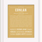 Conlan | Name Art Print