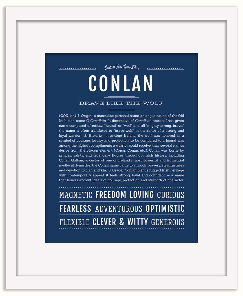 Conlan | Name Art Print