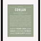 Conlan | Name Art Print