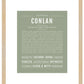 Conlan | Name Art Print