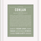 Conlan | Name Art Print