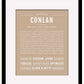 Conlan | Name Art Print