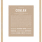 Conlan | Name Art Print