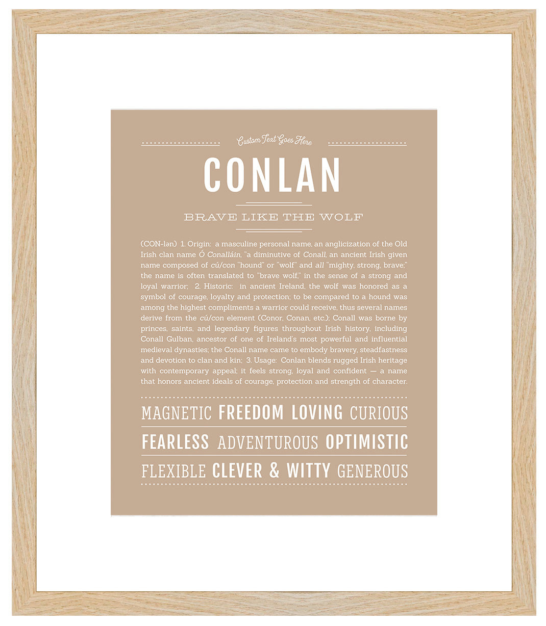 Conlan | Name Art Print