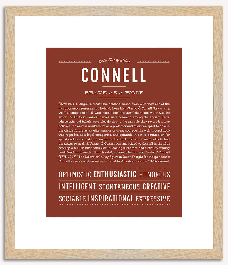 Connell | Name Art Print