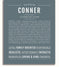 Conner Personalized Name Meaning Art Prints Name Stories conner-personalized-name-meaning-art-prints-name-stories