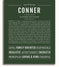 Conner Personalized Name Meaning Art Prints Name Stories conner-personalized-name-meaning-art-prints-name-stories