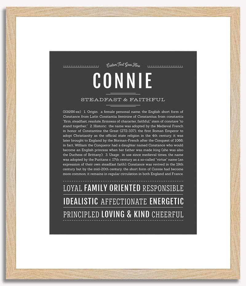 Connie | Name Art Print