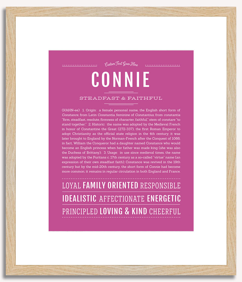 Connie | Name Art Print