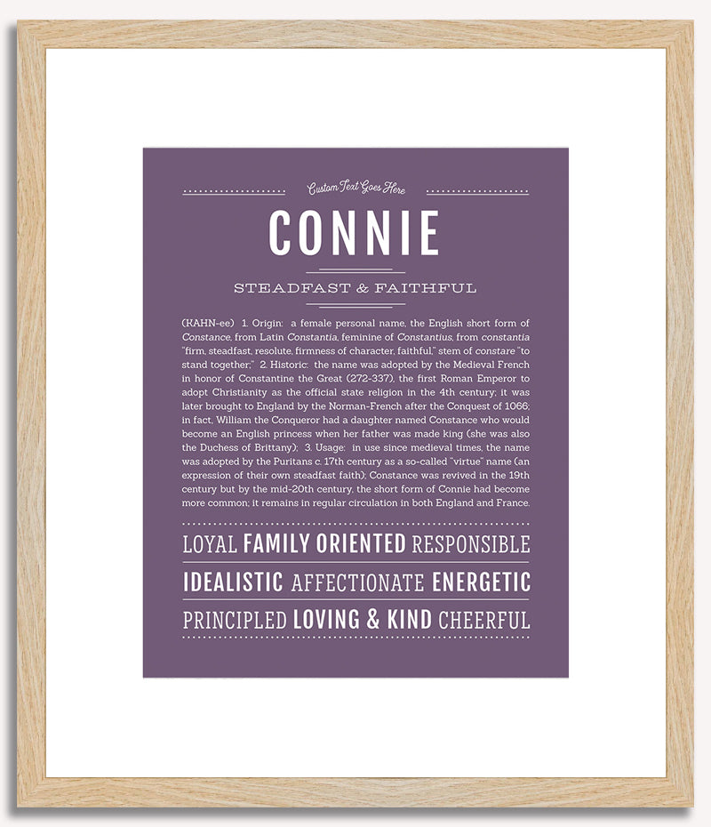 Connie | Name Art Print