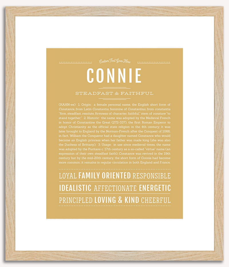 Connie | Name Art Print