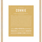 Connie | Name Art Print