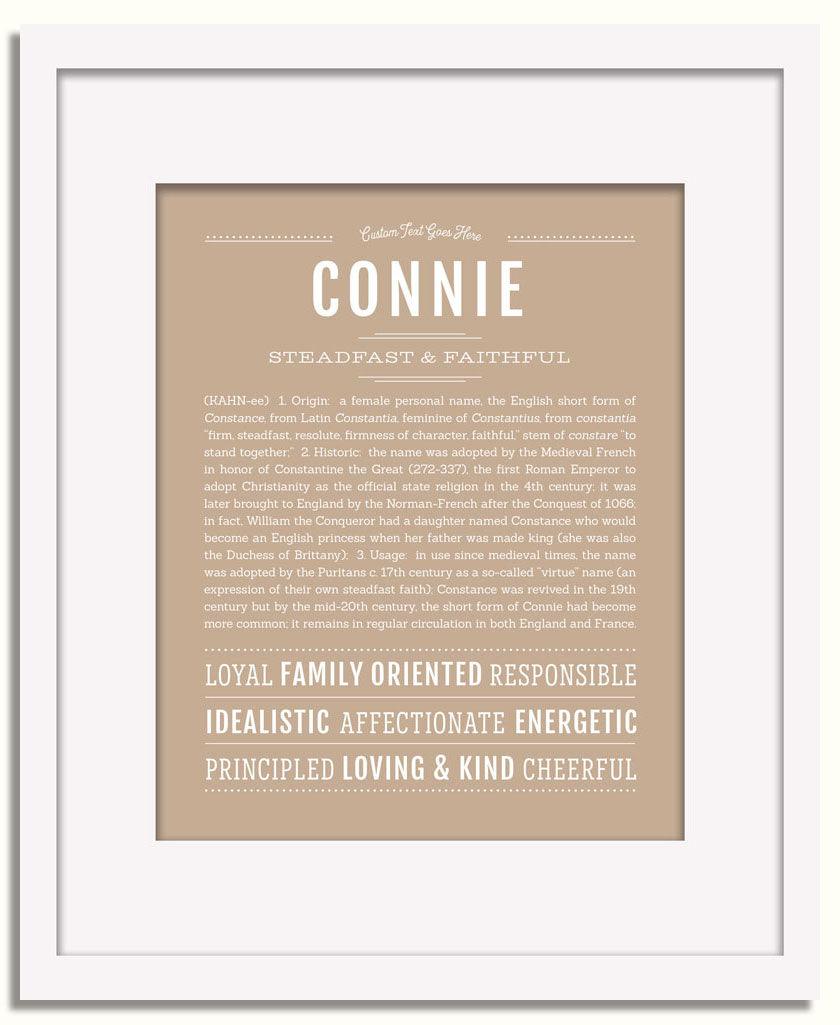 Frame Options | Tan | White Frame, Matted