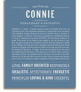 Connie | Name Art Print – Name Stories