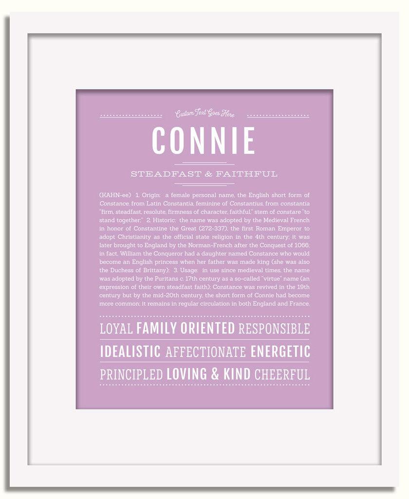 Frame Options | Lilac | White Frame, Matted