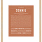 Connie | Name Art Print