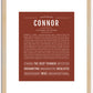 Connor | Name Art Print