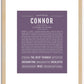 Connor | Name Art Print