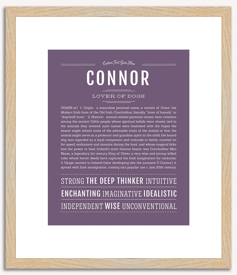 Connor | Name Art Print