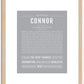 Connor | Name Art Print