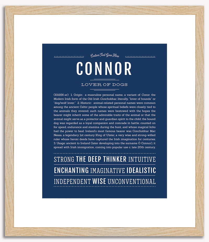 Connor | Name Art Print