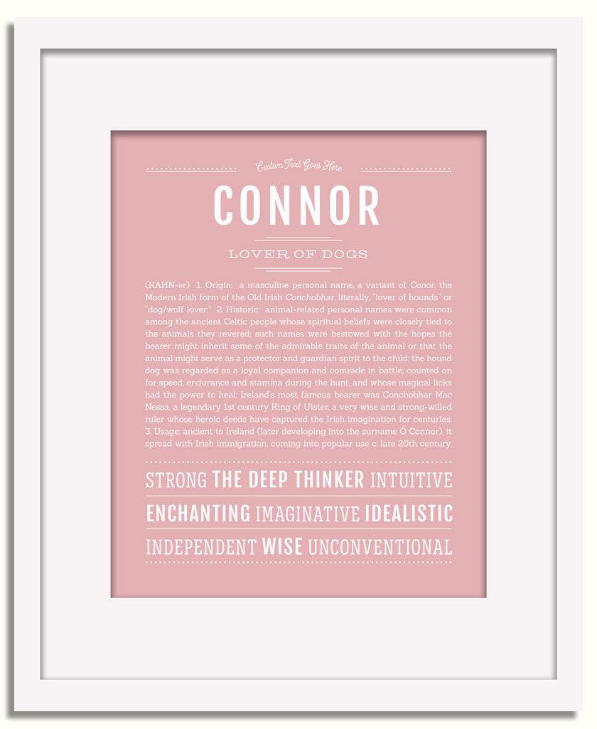 Frame Options | Dusty Rose | White Frame, Matted