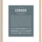 Connor | Name Art Print