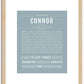 Connor | Name Art Print