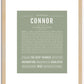 Connor | Name Art Print