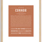 Connor | Name Art Print