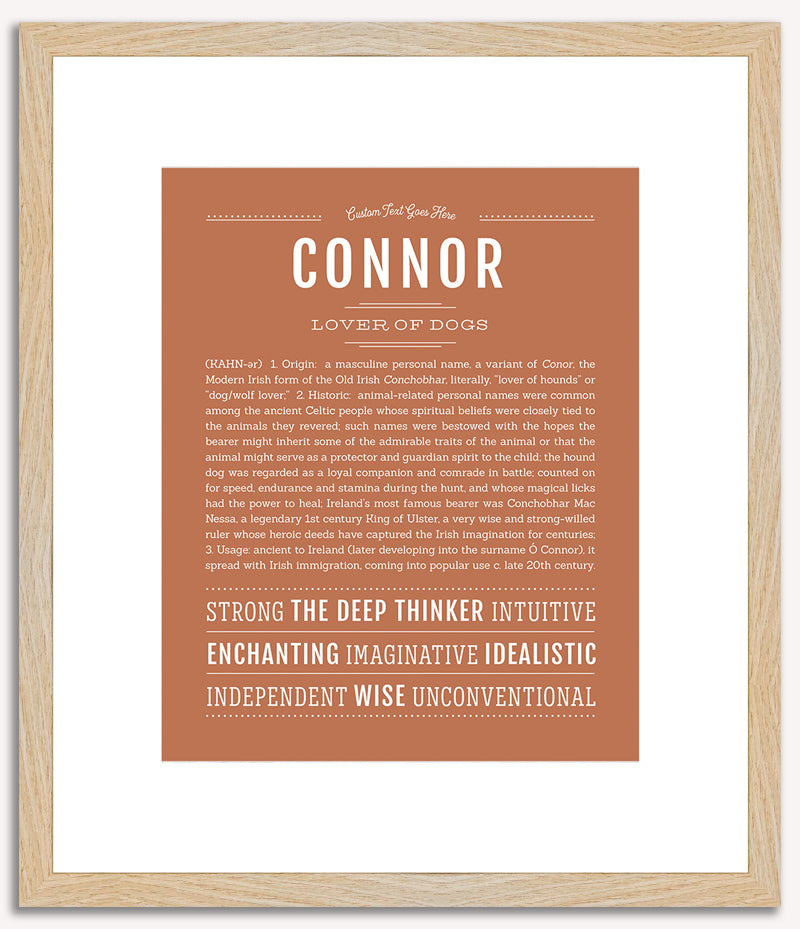 Connor | Name Art Print