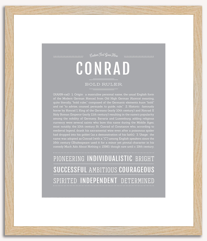 Conrad | Name Art Print